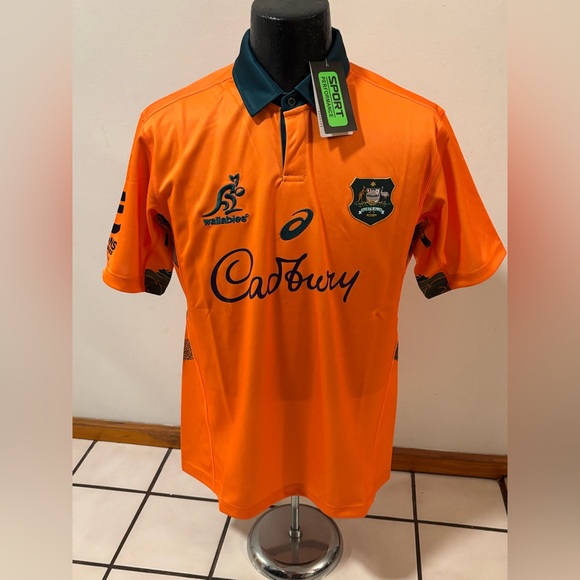 Australia Wallabies National Rugby Team Jersey , Unisex - Picture 12 of 14
